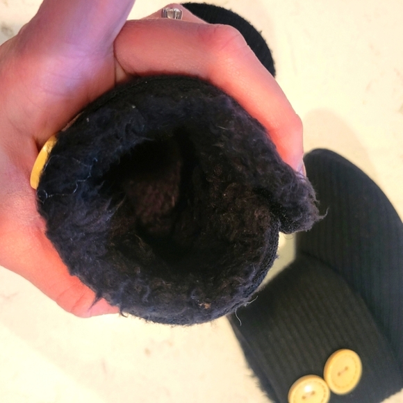 Baby Walker Toddler Black Snow Boots Size 9-18 Months - Picture 7 of 13